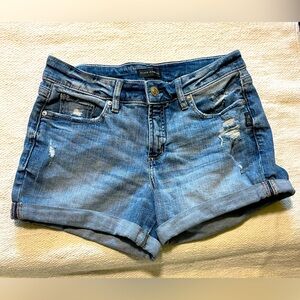 Suki Short Denim Silver Jean Shorts w26/L4